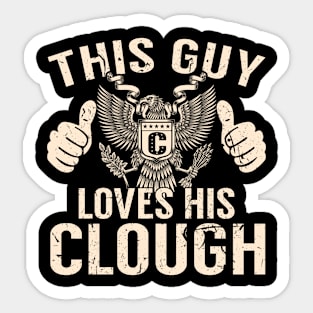 CLOUGH Sticker